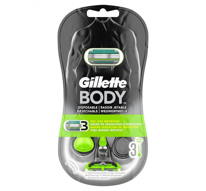 Одноразовая бритва для тела Gillette Body Razor Disposables (3 шт)